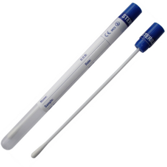 Sterile Dry Swabs - Breakable Polystyrene Shaft